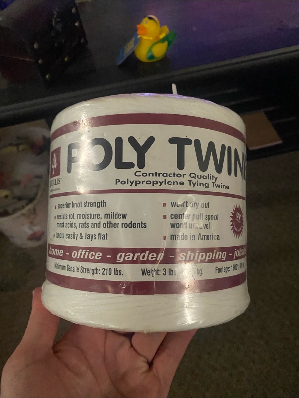 Poly Twin Polypropylene Tying Twine - White